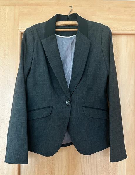 Tmavosivé elegantné sako, f&f,m