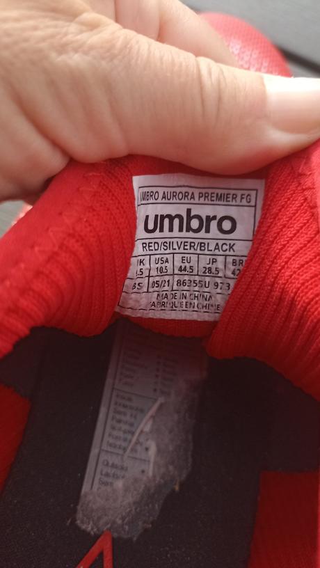 Kopačky vel. 44,5 zn. umbro, 44