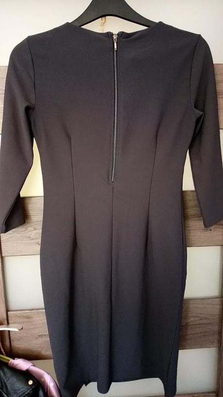 Tmavo sivé úzke šaty na zips top stav, esmara,36