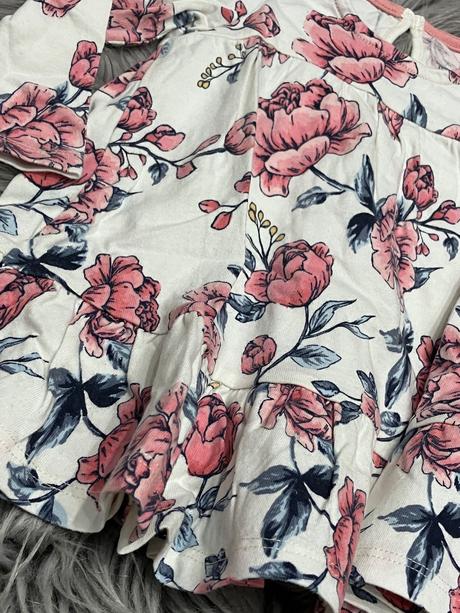 Dievčenské kvetované šaty (3-6 mes.), f&f,68