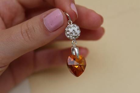 Handmade swarowski prívesok,