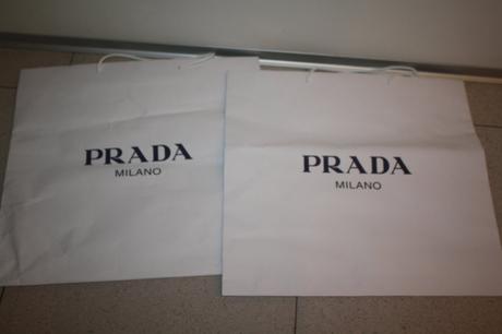 Prada tašky, dustbag, krabičky, prada