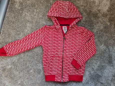 Zateplena znackova mikinka, 128