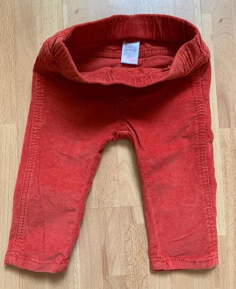 Zara oranžové nohavice, zara,68