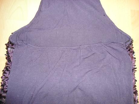 Fialove tricko - top / aj na leginy, m