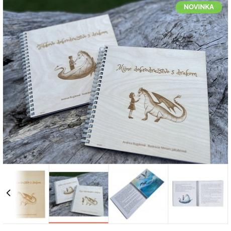 Rozpravka dobrodruzstvo s drakom, s menom a fotkou, 