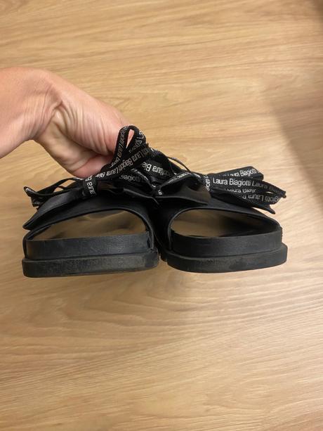 Šľapky laura biagiotti black sun, 37