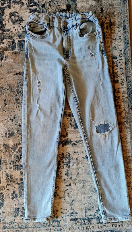 Denimové rifle, zara,152