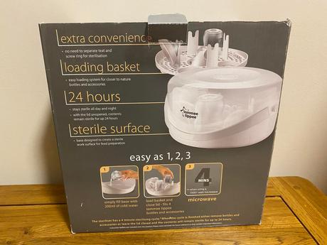Tommee tippee - parný sterilizátor,