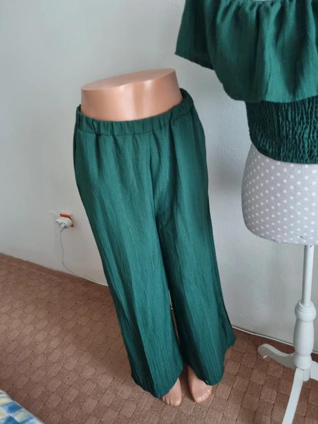 Súprava crop top + široké nohavice veľ. m, m