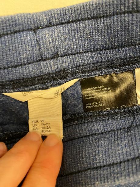 Hrubšie tepláky + 1 grátis, h&m,92
