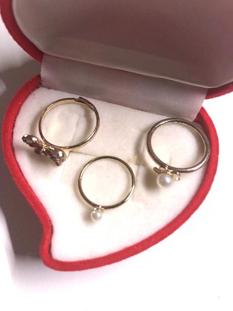 Detské prstene,4 ks, 