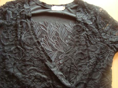 Čierne elegantne tričko, m