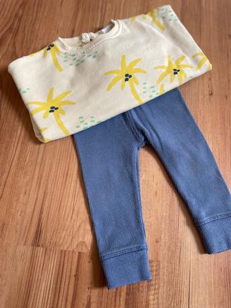 Mikina s palmami, zara,74