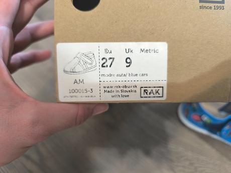 Papučky rak 27 nové, rak,27