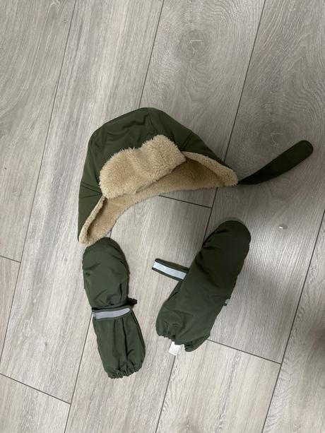 Ušianka s rukavicami do snehu, lindex,m