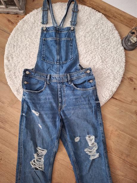 Rifle na traky, denim,s