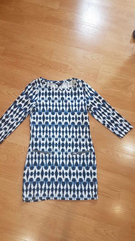 Mini šaty elastické pleteninové v. 34 ( s ), f&f,34