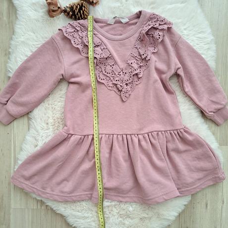 Šaty fialové, h&m,104