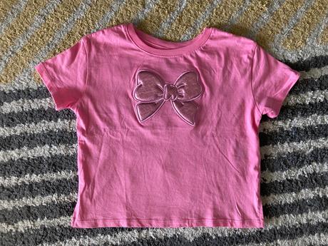 Tričko s mašlou 110/116, h&m,110