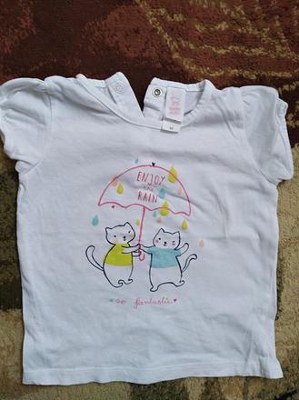 Tričko na krátky rukáv, baby club,86