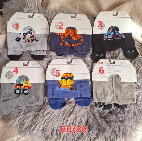 Bavlnené pančuchy 80/86, 80 / 86