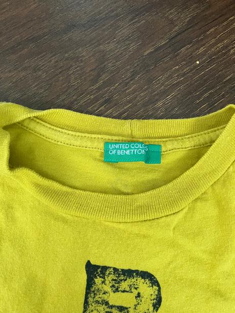 Tricko benetton vel.7-8, benetton,128