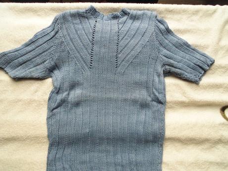 Tričko štrikované, s