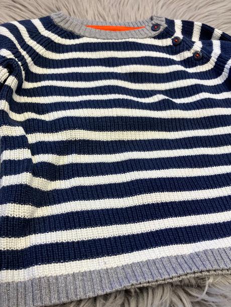 Chlapčenský pásikavý sveter (86), h&m,86