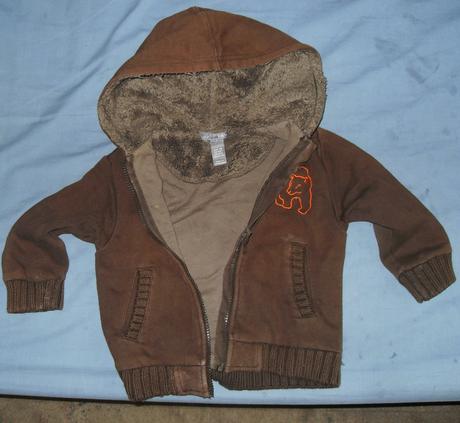 Teplučká mikinka s kapuckou, h&m,98