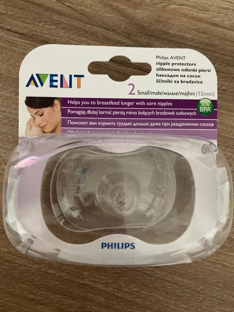 Avent chrániče na bradavky/klobuciky 15mm s puzdro, 