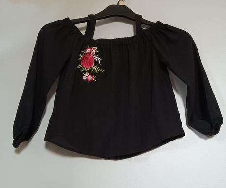 Šifónová blúzka s kvetinou, primark,134