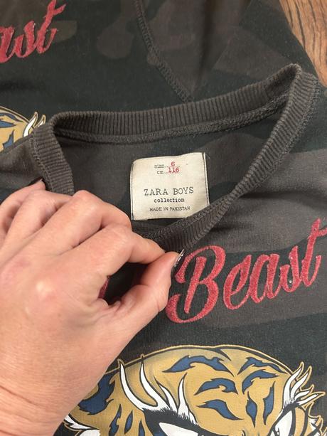 2ks mikiny zara tiger, 116