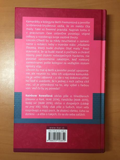 Kniha láska na prvý klik - rainbow rowell, 