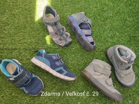Chlapčenské topánky - rôzne / veľkosť 27-30 /, 28
