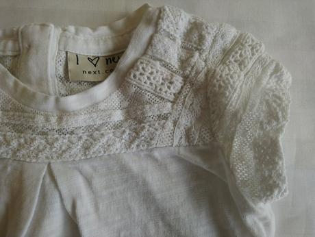 Dievčenské letné biele šatôčky, next, next,68