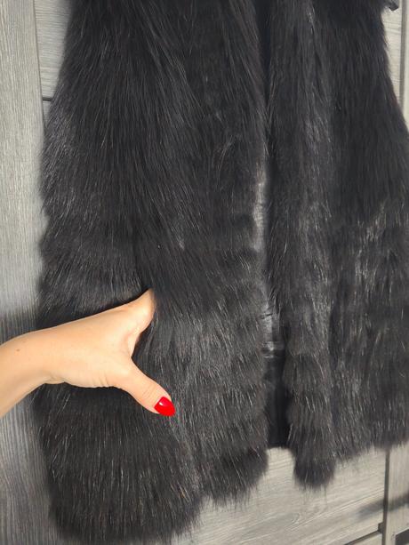 Luxusna vesta norka/liska mink glamour, s