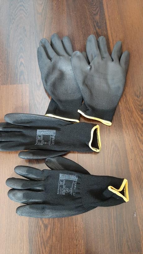 Pracovne rukavice 3 páry, xl