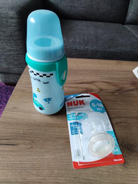 Fľaša babylove s cumlikom, babylove