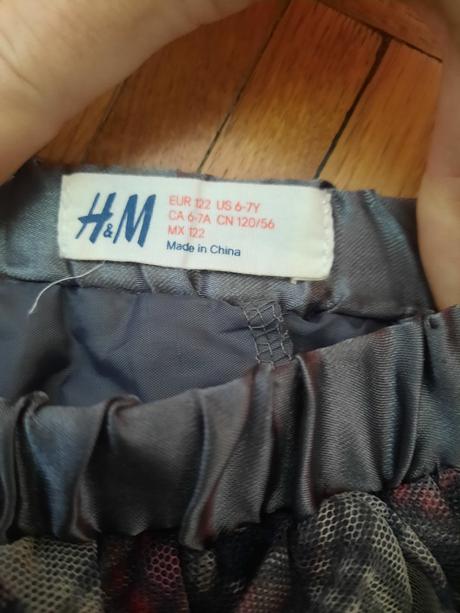 Dievčenská sukňa, h&m,122