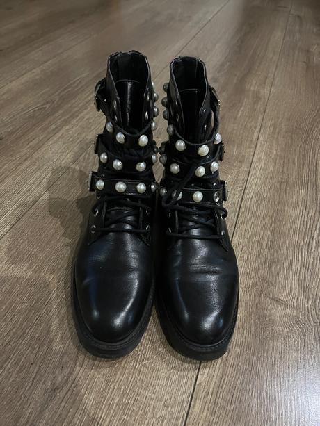 Zara kožené čižmy, zara,38