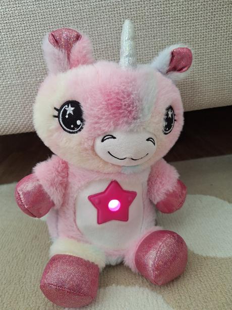 Plyšový jednorožec projektor,