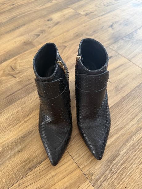 Kožené členkove čižmy bruno premi, 37