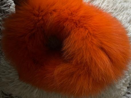 Luxusná čelenka z pravej kožušiny z líšky,