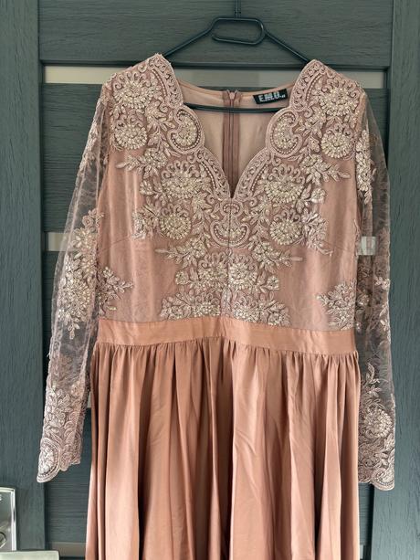 Medené spoločenské šaty, xxl