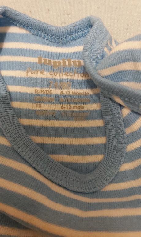 Set body s krátkym rukávom rebrované 74/80, lupilu,74