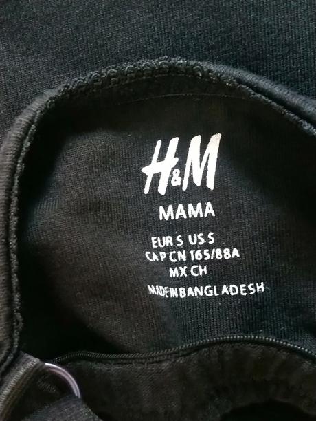 Dámsky čierny elastický top na ramienka, h&m, s, h&m,s