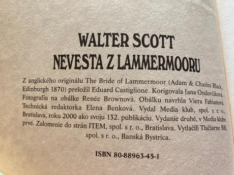 Nevesta z lammermooru - scott walter (2000),