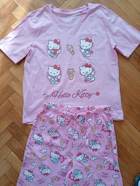 Pyžamo hello kitty - 1x oblečené, sinsay,s