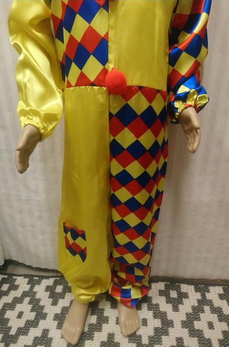 2 dielny kostým šašo, ciao, 8-10 r, 134-146 cm,